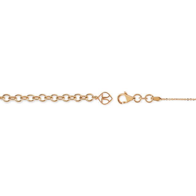 Tanishq 18KT Vine Bloom Necklace Set for Women 3