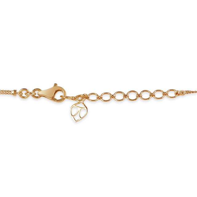 Tanishq 18 KT Budding Harmony Necklace Set for Women 3