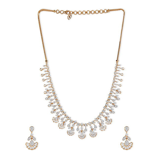 Marigold Garland Diamond Necklace Set? 