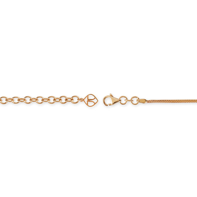 Tanishq 18KT Petal Weave Diamond Necklace Set for Women 3