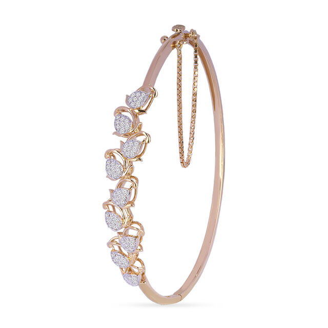 Tanishq 18KT Diamond Bangle for Women 2