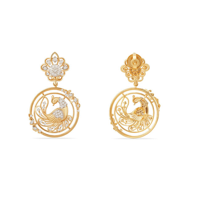 Tanishq 18KT Mayur Mandala Necklace 4