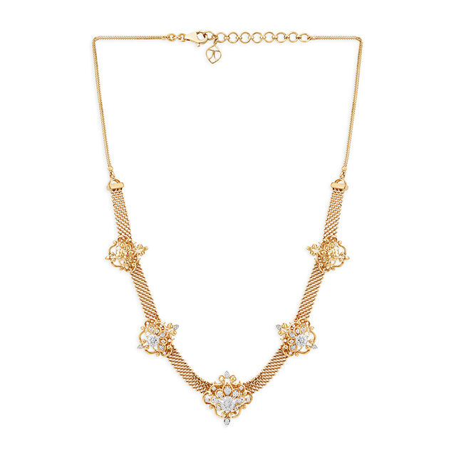 Tanishq 18KT Mayur Mandala Necklace 6