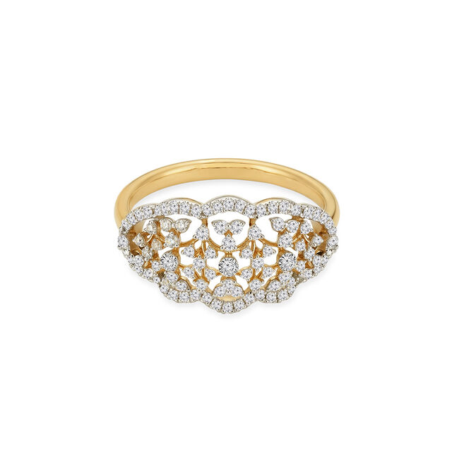 Tanishq 18KT Diamond Constellation Ring for Women 