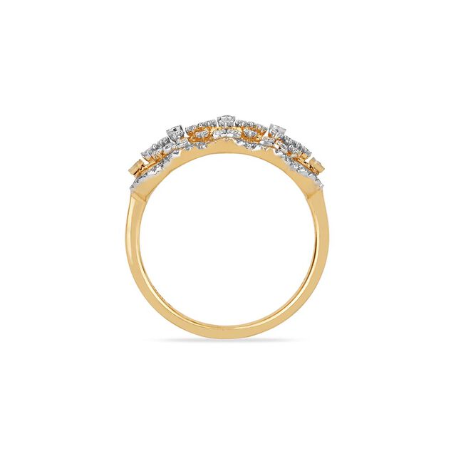 Tanishq 18KT Diamond Constellation Ring for Women 3