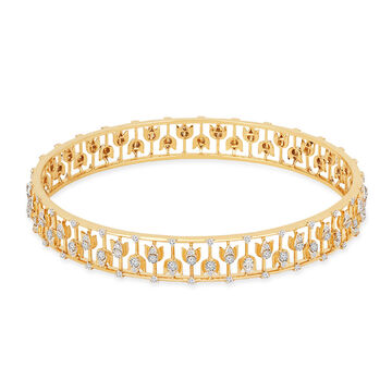 Tanishq 18KT Lotus Garland Bangle for Women