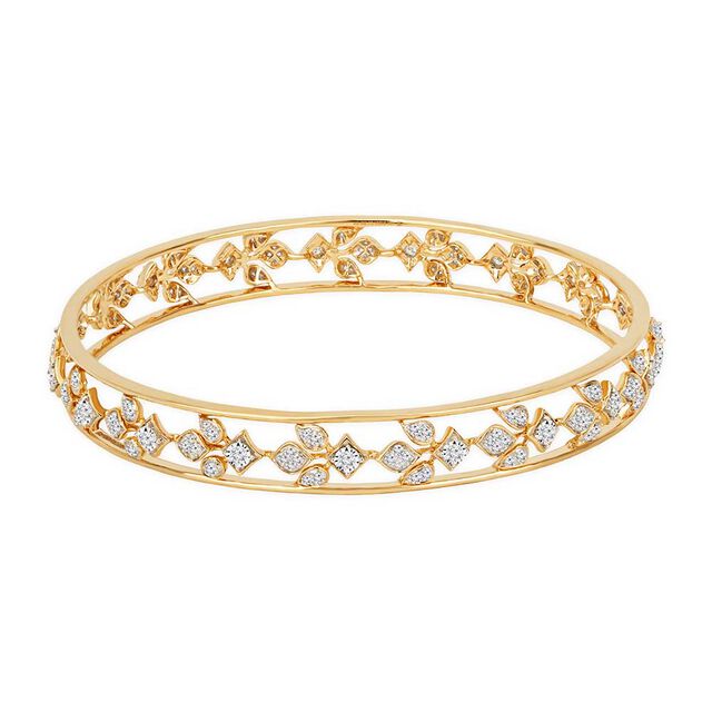 Tanishq 18KT Thumba Current Bangle for Women 2