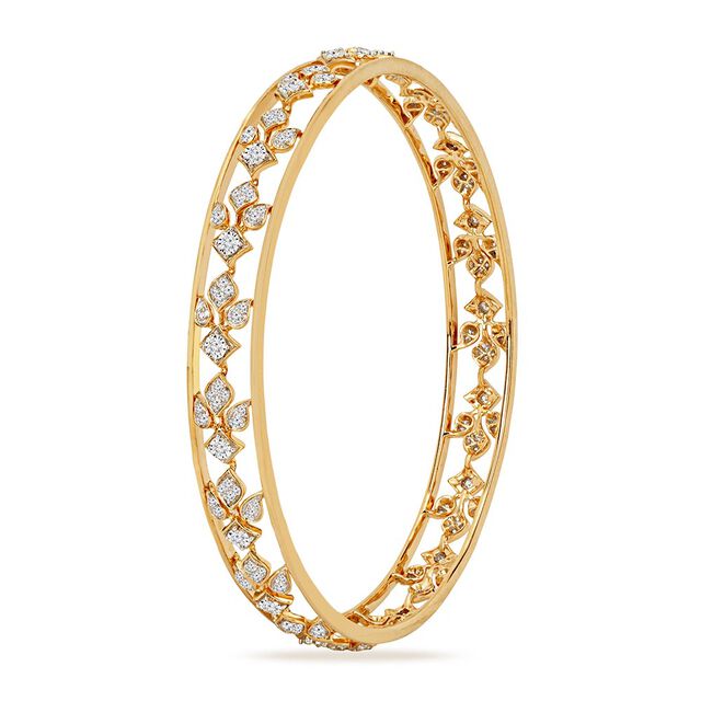 Tanishq 18KT Thumba Current Bangle for Women 3