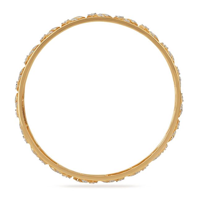 Tanishq 18KT Thumba Current Bangle for Women 4