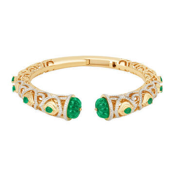 Tanishq 18KT The Silk Border Oath Bangle for Women