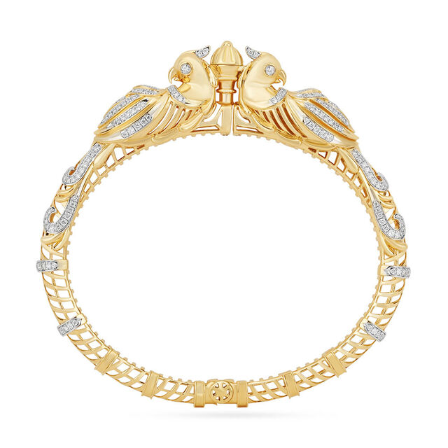 Tanishq 18KT Whisper Between Two Wings Bangle 3