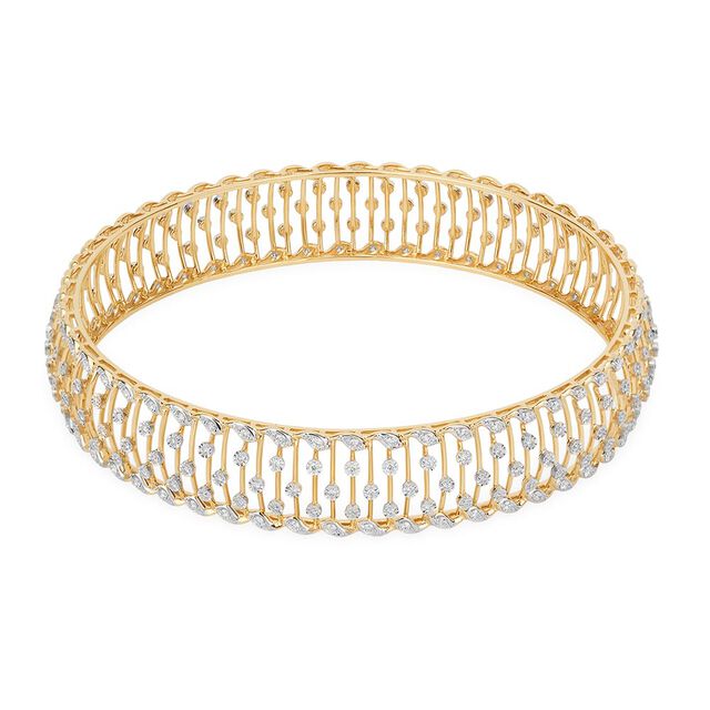 Tanishq 18KT Circle of Strength Bangle for Women 