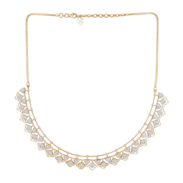 Tanishq 18KT Thumba Garland Necklace for Women 2