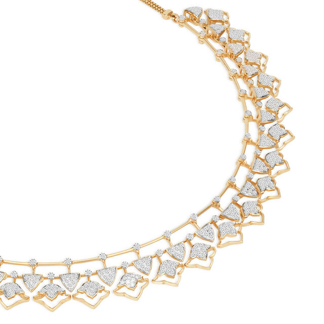 Tanishq 18KT Thumba Garland Necklace for Women 3