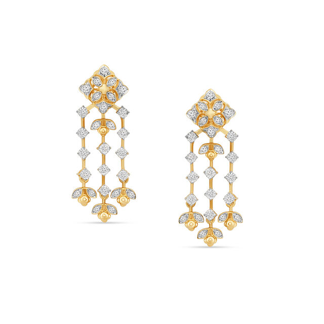 Tanishq 18KT Diamond Crescendo Necklace Set 5