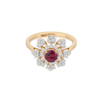 Tanishq 18KT Nocturne Bloom Ring for Women
