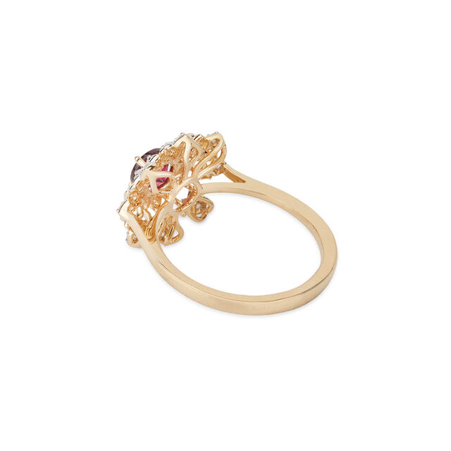 Tanishq 18KT Nocturne Bloom Ring for Women 4