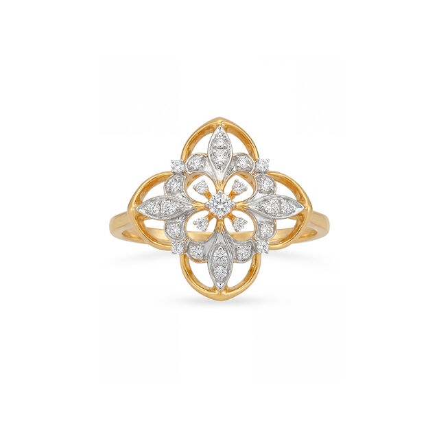 Tanishq 18KT Diamond Finger Ring for Women 
