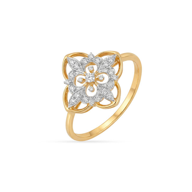 Tanishq 18KT Diamond Finger Ring for Women 2