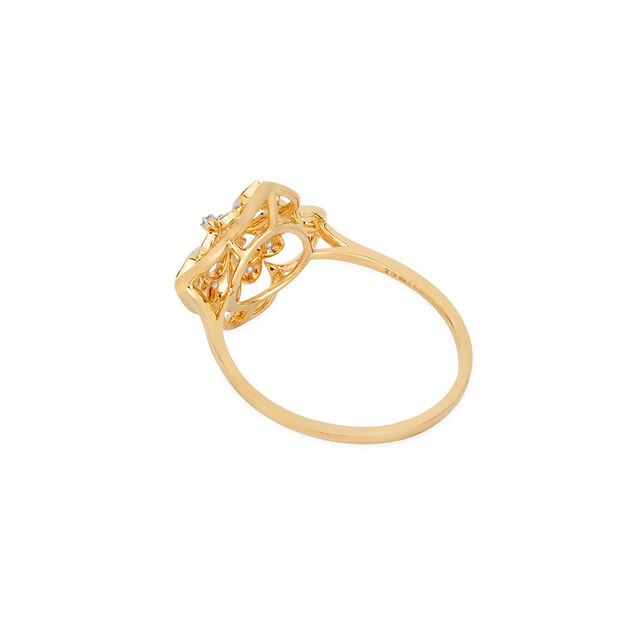 Tanishq 18KT Diamond Finger Ring for Women 4