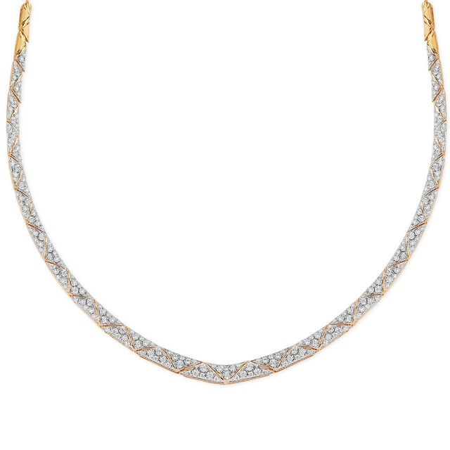 Tanishq Crimson Brilliance Modular Necklace Set for Women 5
