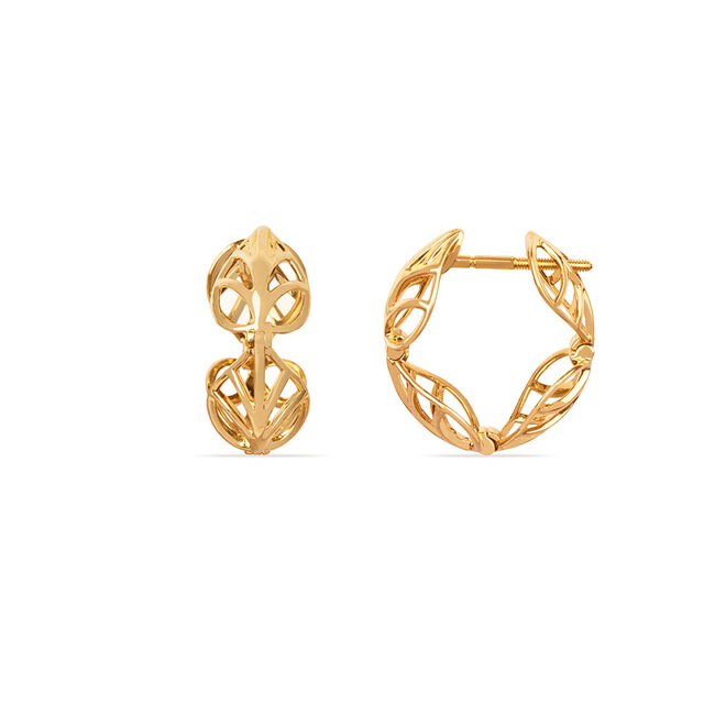 Tanishq 18KT Gold Earrings for Women 2