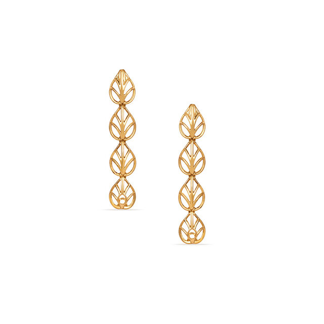 Tanishq 18KT Gold Earrings for Women 4