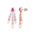 Tanishq 18 Karat Diamond Necklace Set for Women 4