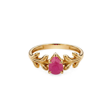 Tanishq 18KT Ethereal Ruby Ring for Women