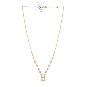 Tanishq 18KT Dual Parallel Chevron Alignment Necklace