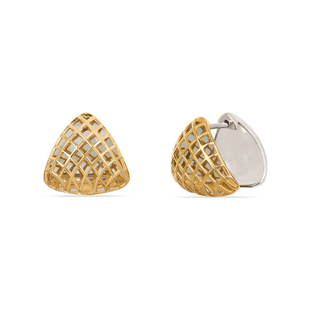 Tanishq 18KT Gold Hoop Earrings for Women 2