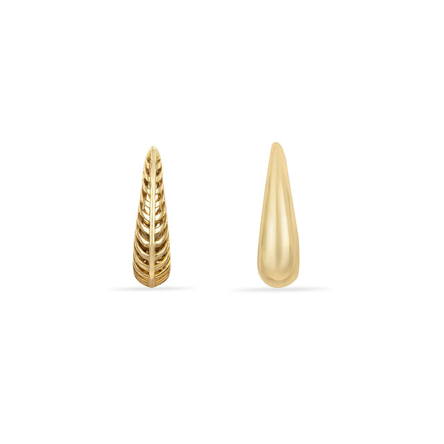 Tanishq 18KT Gold Hoop Earrings for Women 3