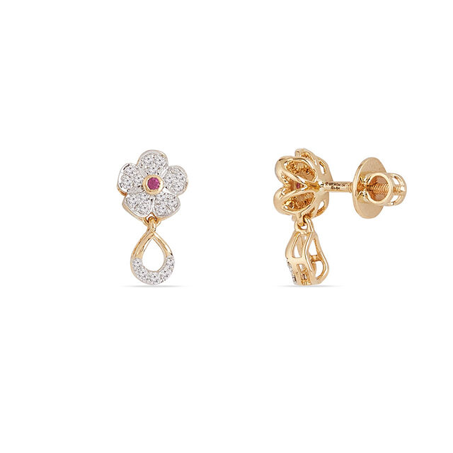 Tanishq 18KT Diamond Necklace Set 5