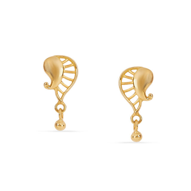Tanishq 22KT Diamond Earrings 