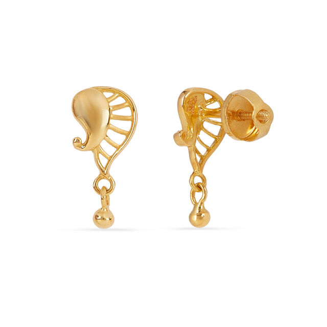 Tanishq 22KT Diamond Earrings 3