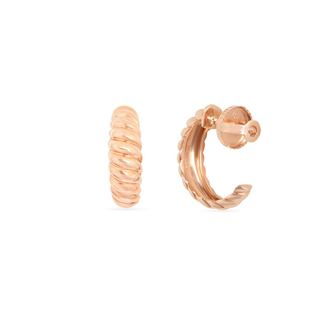 Tanishq 18KT Gold Hoop Earring for Women 2