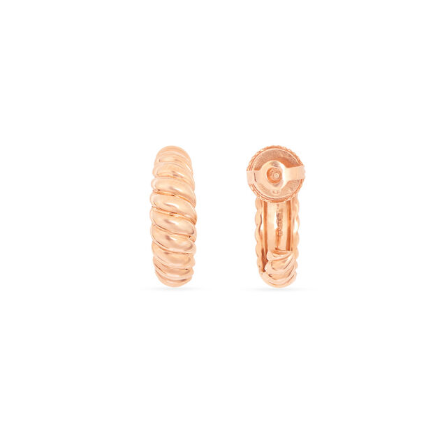 Tanishq 18KT Gold Hoop Earring for Women 4