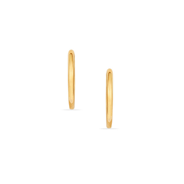 Tanishq 18KT Gold Hoop Earring for Women 