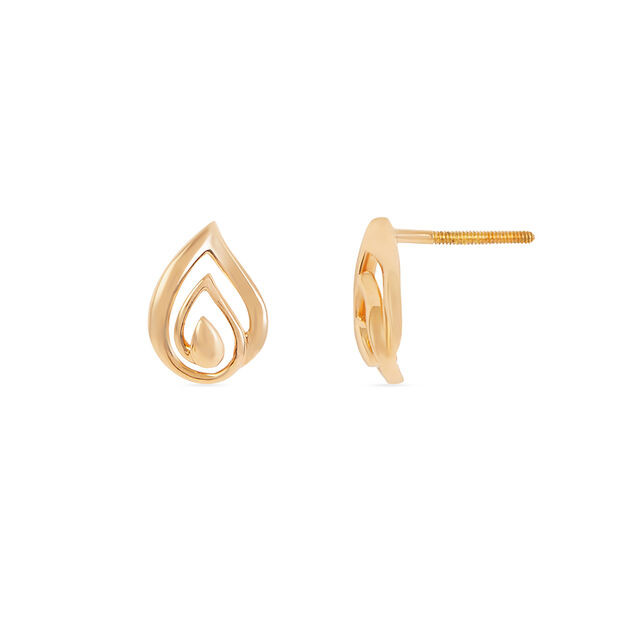Tanishq 18KT Gold Earrings 4