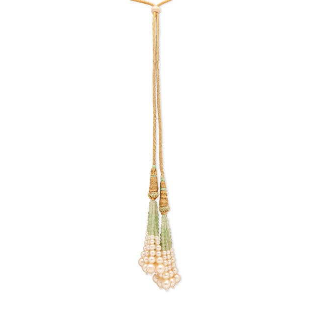 Pearl Poetry Gold Necklace & Earrings Set,,hi-res