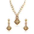 Gold Floral Serenade Necklace & Earrings Set,,hi-res 