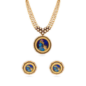 Regal Devotion Radha-Krishna Set