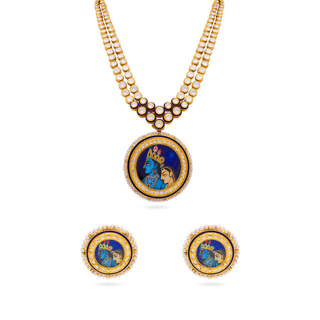 Regal Devotion Radha-Krishna Set 