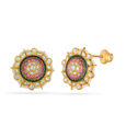 Tanishq Yellow Gold Stud Earrings 18K for Women 2