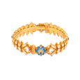 Mystic Lotus Radiance Gold Bangle,,hi-res 