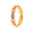 Mystic Lotus Radiance Gold Bangle,,hi-res 2