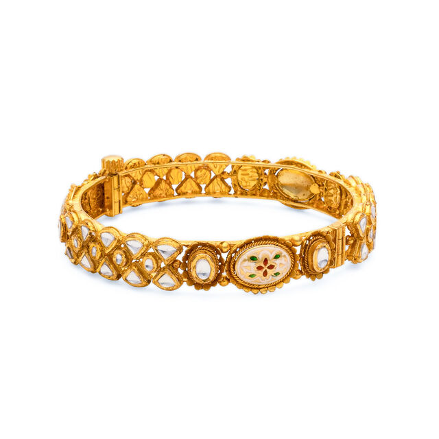 Nature's Embrace Gold Bangle,,hi-res 