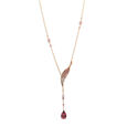 Sapphire Blossom Serenade Gold Pendant with Chain,,hi-res 