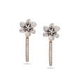 Rosette Radiance Gold Hoop Earrings,,hi-res 