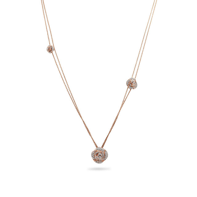 Radiant Rosebloom Affinity Gold and Diamond Necklace,,hi-res